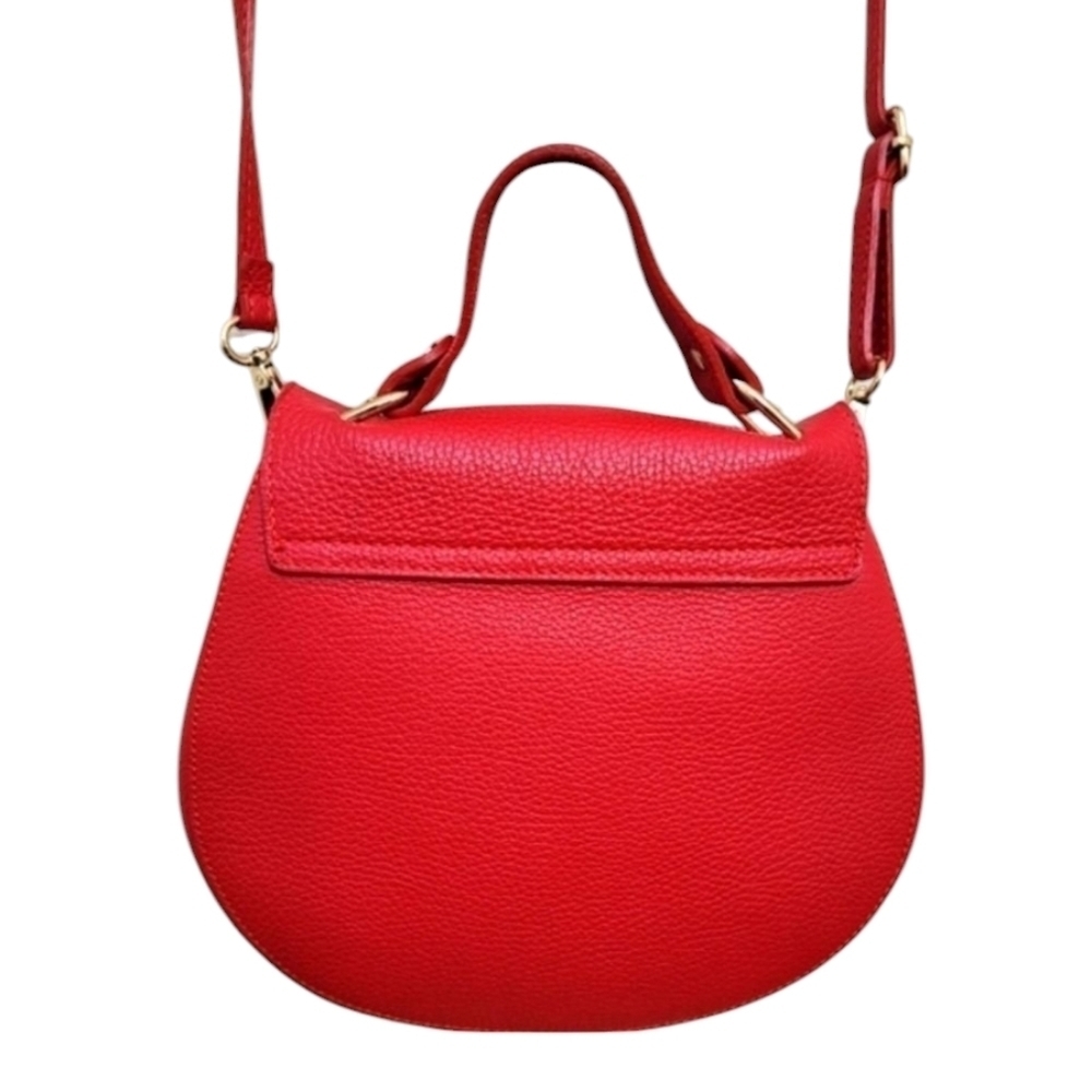 NWT Red Leather Crossbody - Picture 2 of 9